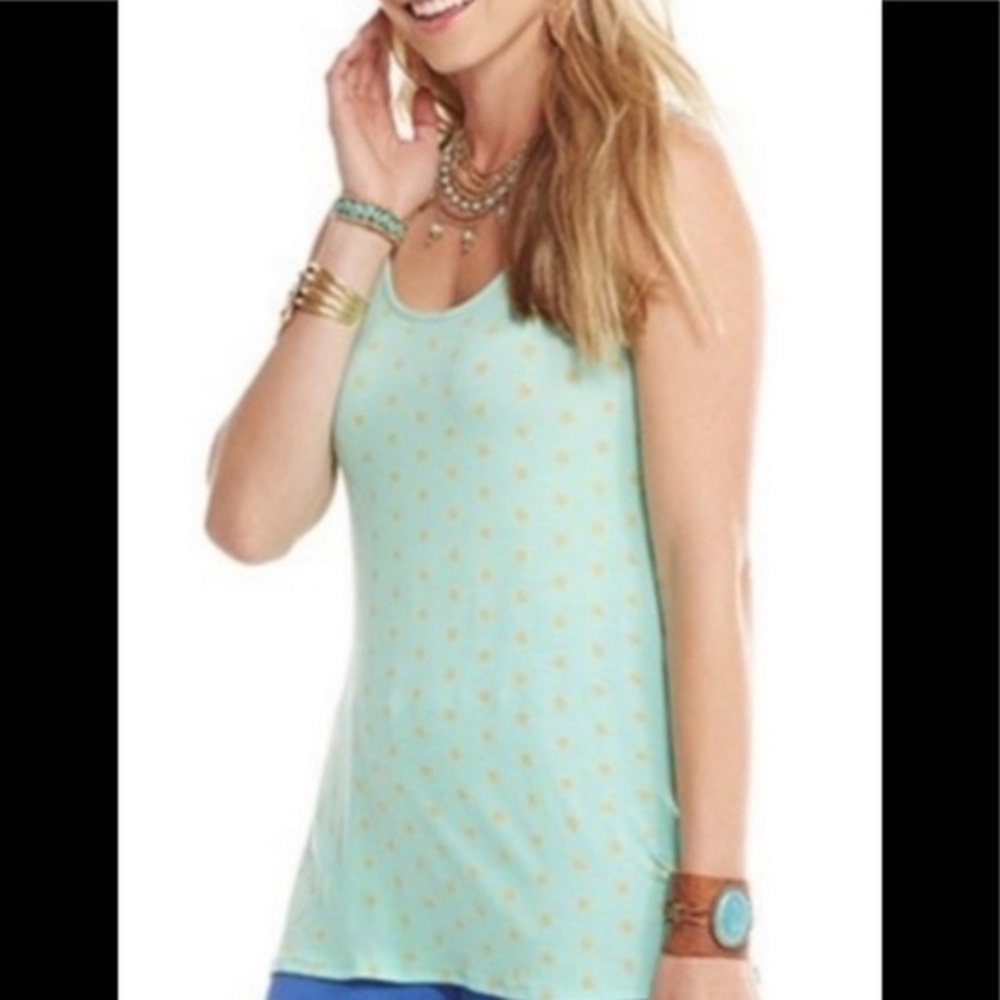 Matilda Jane Mint Green Polka Dot Tank M